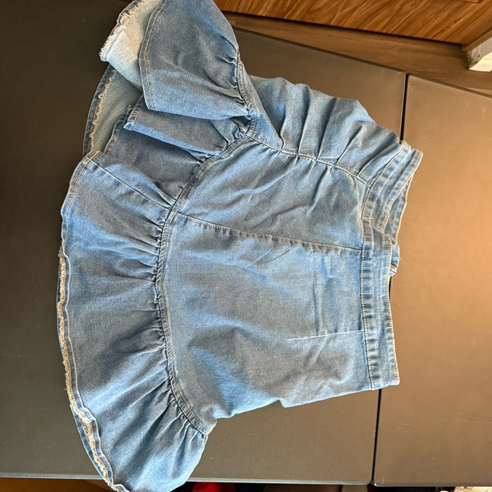 SHEIN Blue Denim Skirt